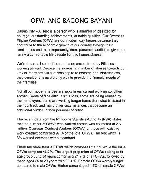 ang bagong bayani pinayflix|OFW .